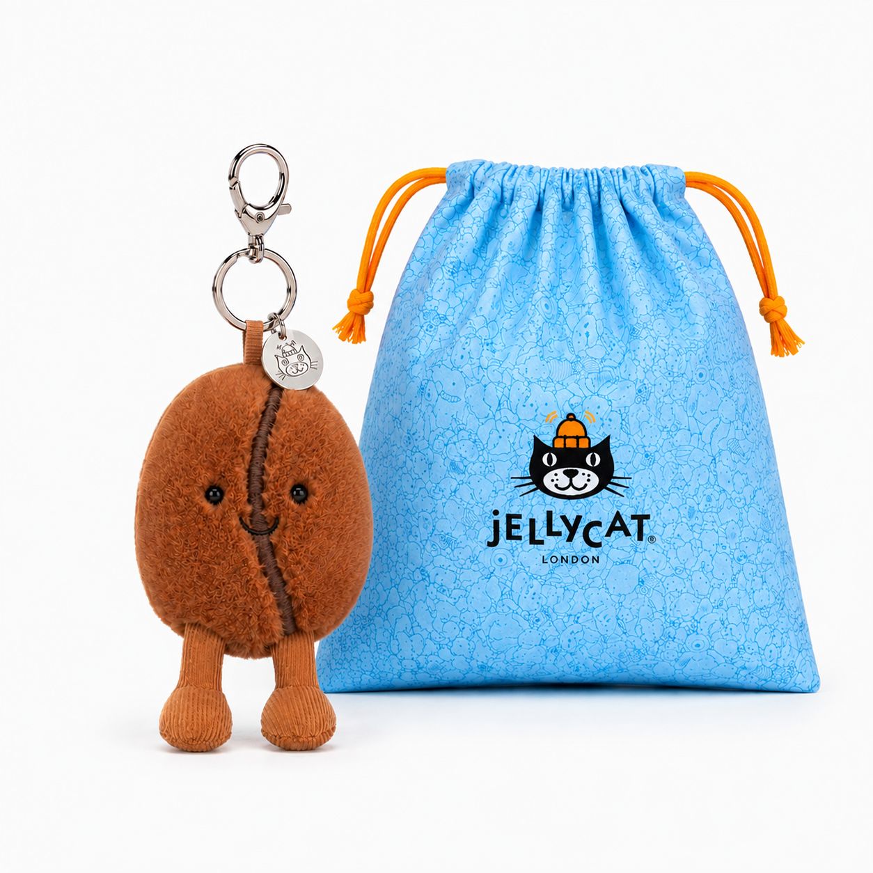 Coffee Bean plush Keychain