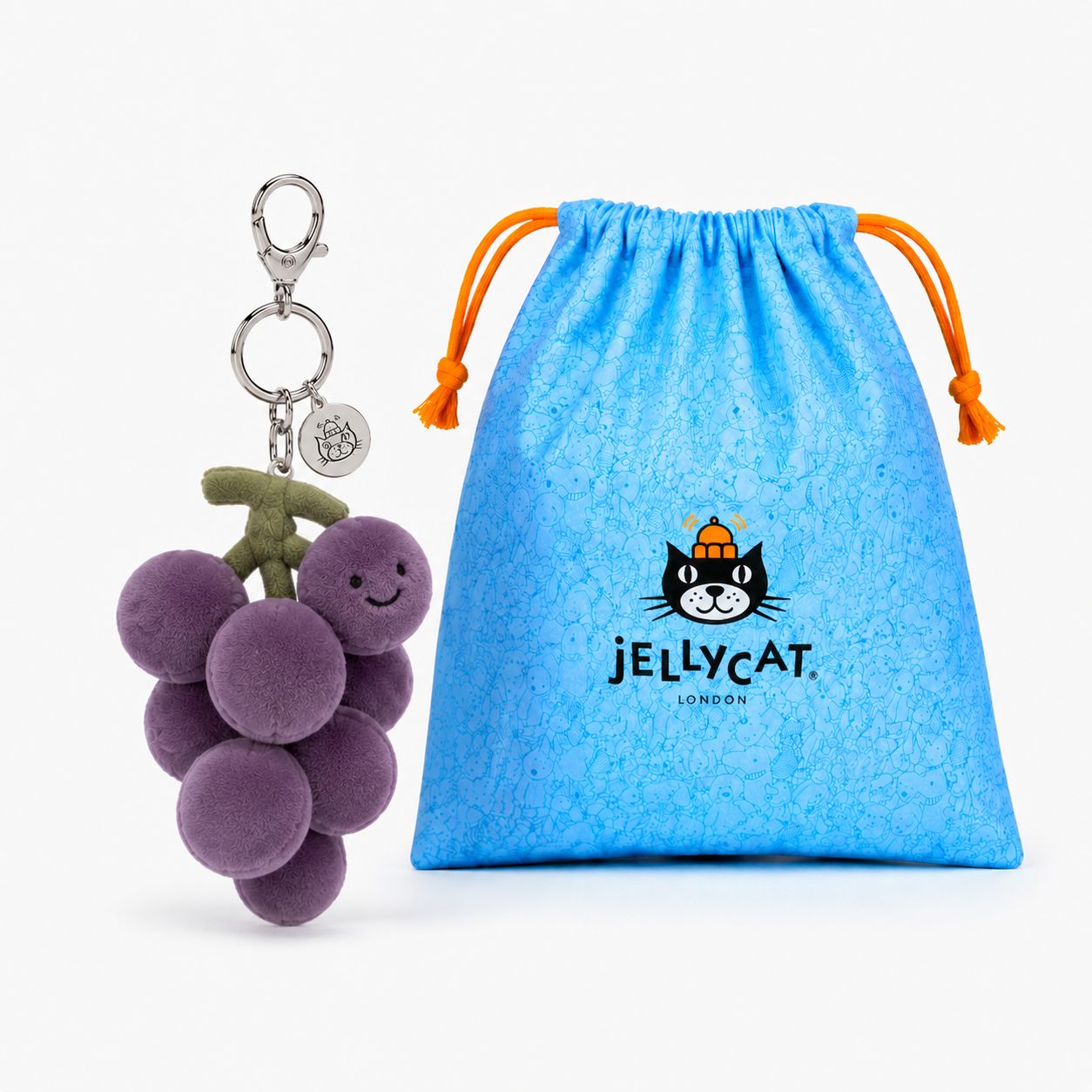 Grape Plush Keychain